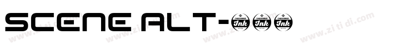scene alt字体转换